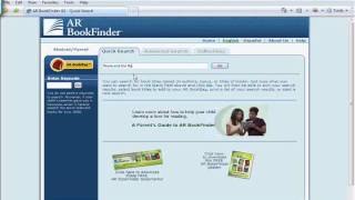 Using AR Bookfinder: A Parent's Guide