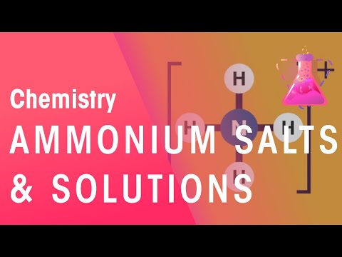 Ammonium Salts and Solutions | Acids, Bases & Alkali's | Chemistry | FuseSchool