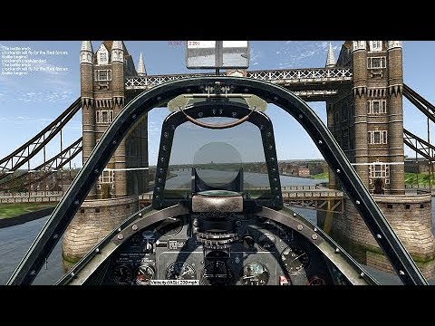 MK 1 Spitfire 200 MPH London Tour - IL-2 Cliffs of Dover