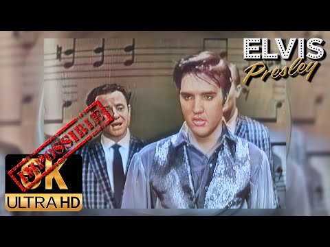 Elvis Presley AI 5K Colorized/Restored - When My Blue Moon Turns to Gold Again (1957)