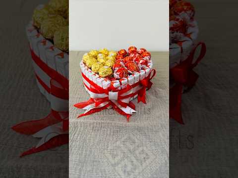 Ferrero Rocher Chocolate heart gift £39 #chocolate #london #gifts #gifts #valentinesday #uk #bouquet