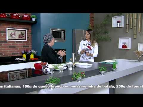 Receitas Bom Sabor 09/06/2015 - Abóbrinha recheada com tomates light