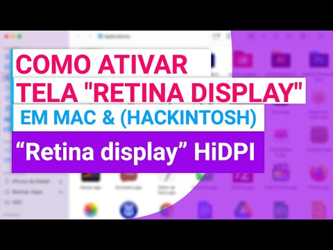 COMO ATIVAR TELA "RETINA DISPLAY" HiDPI NATIVA EM QUALQUEL HACKINTOSH !!!