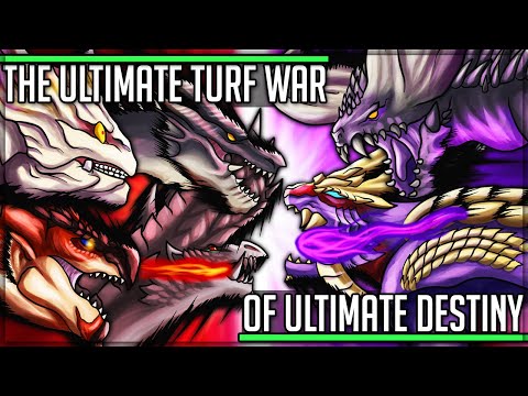 The Ultimate Turf War of Ultimate Destiny! (EVERY Monster At Once - Monster Hunter World Iceborne)