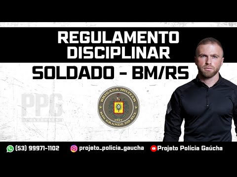 Regulamento Disciplinar da Brigada Militar  - Concurso Soldado BMRS 2025