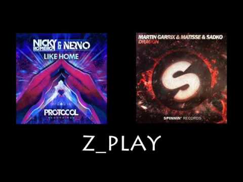 Dragon X Like Home - Martin Garrix & Matisse & Sadko vs Nicky Romero ft. Nervo (Mashup)