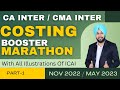 Costing Cost Booster Marathon CA Inter Nov 2022 CMA Inter Dec 2022 CA Jasmeet Singh