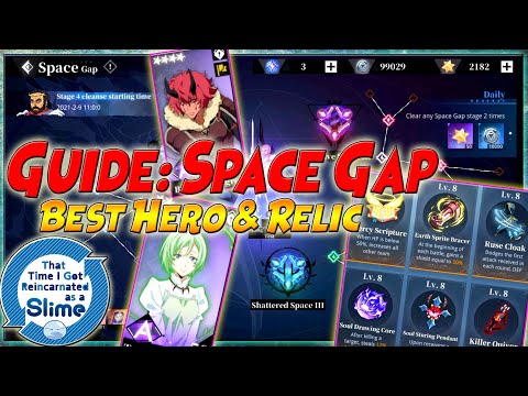 HERO & RELIC TERBAIK UNTUK SPACE GAP 🔥 Guide: Space Engap 🔥 TENSURA KING OF MONSTERS [Android]