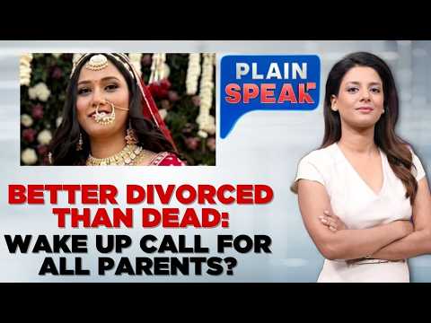 Twisha Sharma Case | Better Divorced Than Dead: Wake Up Call For All Parents? | Plain Speak