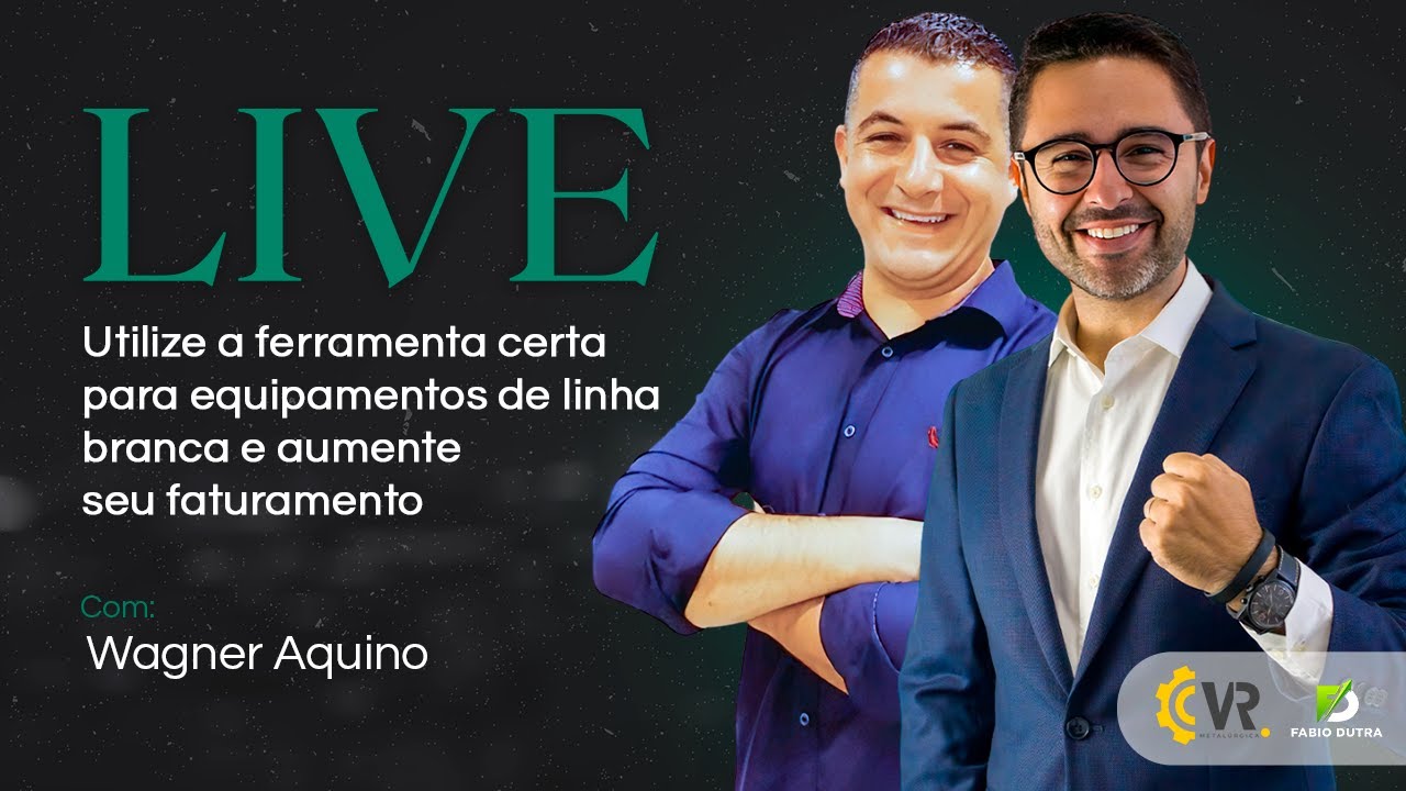 A FERRAMENTA CORRETA PARA EQUIPAMENTOS DE LINHA BRANCA | COM WAGNER AQUINO(VR Metalúrgica)