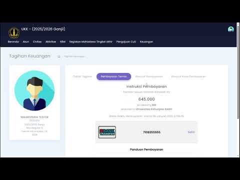 Tutorial Pembayaran Mahasiswa