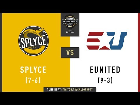 Splyce vs eUnited | CWL Pro League 2019 | Division B | Week 9 | Day 3