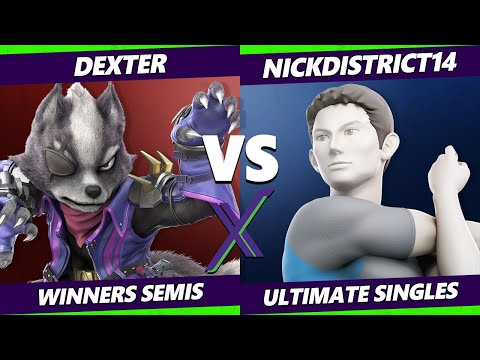 S@X 430 Winners Semis - Dexter (Wolf) Vs. NickDistrict14 (Wii Fit, Steve) Smash Ultimate - SSBU