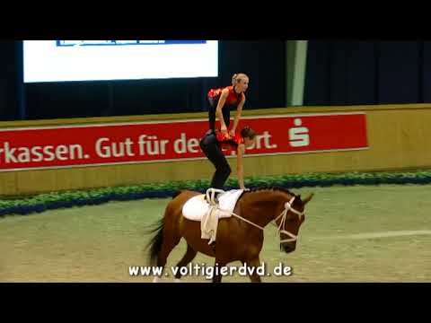 Hannah Bidon - Jana Schuhmacher - Pas de Deux 03 - DJM Voltigieren Aachen 2017