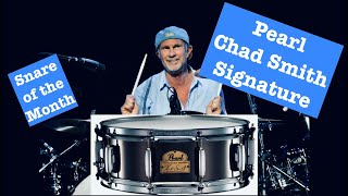 Video thumbnail for Pearl 14"x5" Chad Smith Signature Snare Drum Review (Snare of the Month #5) by Simon Springer