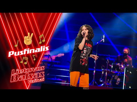 Dominyka Baltakytė - Electric Love | Pusfinalis | Lietuvos Balsas. Vaikai S3