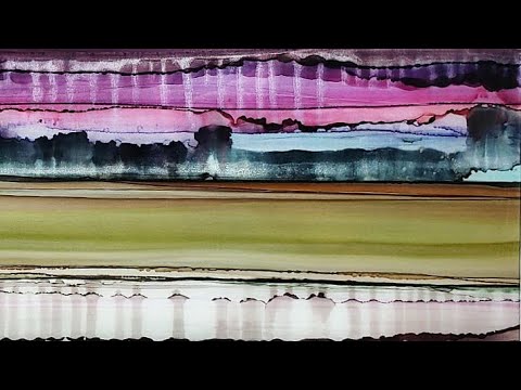 How to Seal & Protect Art- alcohol ink on Yupo paper