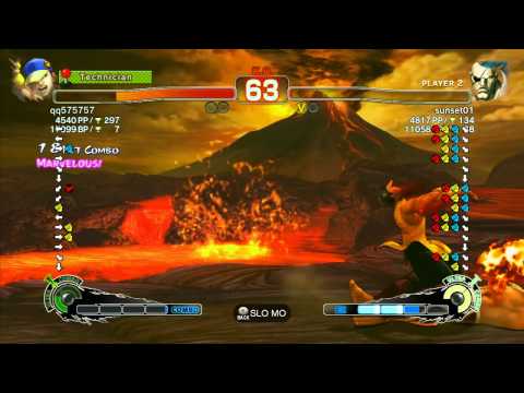 SSF4 AE: qq575757 (Yun) vs sunset01 (Sagat) - Ranked Match (720p HD)