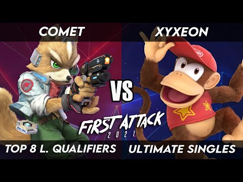 First Attack 2021 | Top 8 Qualifiers - Losers | Comet (Fox) vs Xyxeon (Diddy, Yoshi, Palutena)