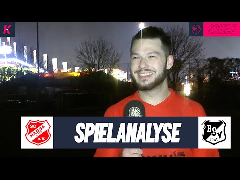 Die Spielanalyse | SC Hansa 11 - Bramfelder SV (Landespokal Hamburg, Runde 4)