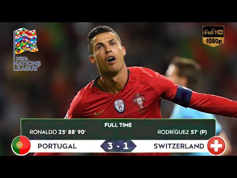Portugal vs Switzerland 3-1 | Ronaldo's Hat-trick | UEFA Nations League 2018/2019