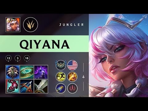 Qiyana Jungle vs Kha'Zix - NA Challenger Patch 25.24