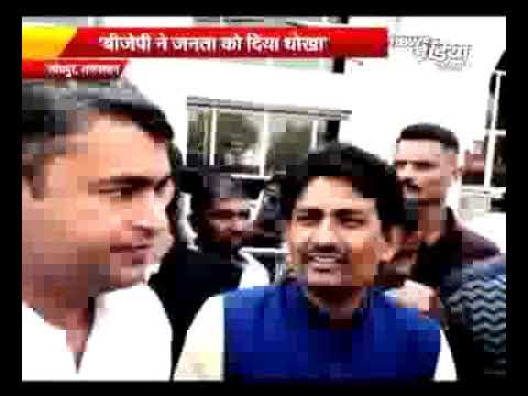 गुजरात के विधायक अल्पेश ठाकोर ने साधा बीजेपी पर निशाना