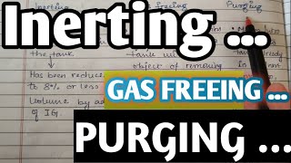 Download lagu Difference between Inerting , Purging and Gas Freeing .... mp3