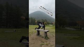 高い障害物があった時のスタイリッシュな越え方🥷 #パルクール #parkour #ヴォルト #vaults
