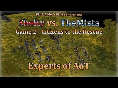 Experts of AoT: Citizens to the Rescue - Shelty vs. TheMista, G2 - Oranos Mirror - Age of Mythology