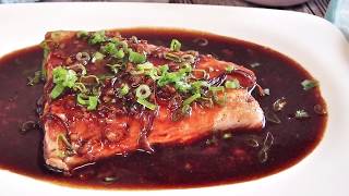 Super Easy Chinese Soy-Glazed Ginger Garlic Salmon Recipe