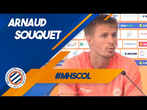Arnaud Souquet avant MHSC vs OL (1ère journée Ligue 1 UberEats)