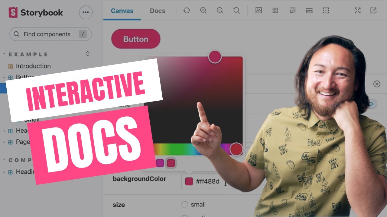 How to connect props with Storybook controls