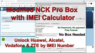 Modified NCK Pro Box with IMEI Calculator | No Box needed