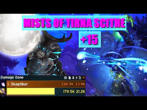 Mists of Tirna Scithe Mythic Dungeon +15|Balance Druid PoV|World of Warcraft Mythic Plus Shadowlands