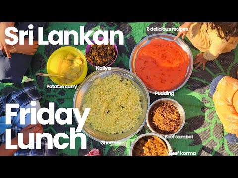 sri lankan Friday lunch special | rice and curry recipe 😋