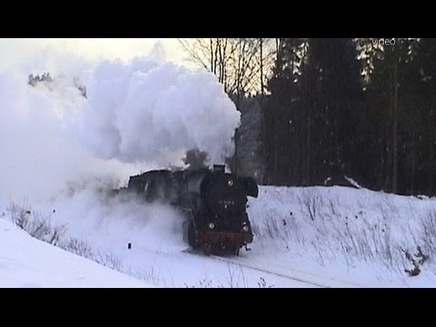 Faszination Winterdampf - Güterzüge im Schnee mit Dampflok 44 1486-8