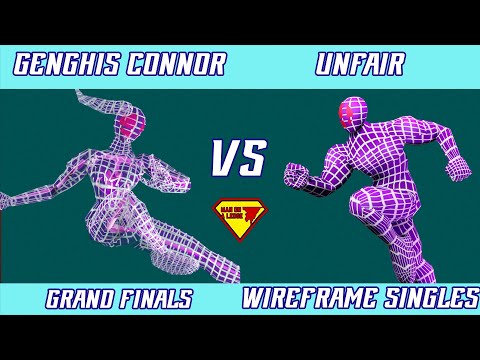 SuperMoaL II: Turbo Wireframe Grands - Genghis Connor (Wireframe-F) vs. Unfair (Wireframe-M) - SSBM