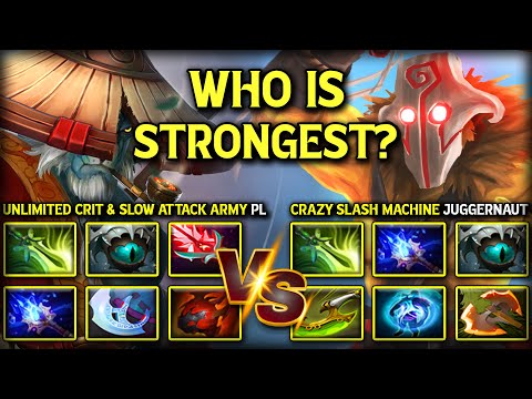 WHO IS STRONGEST? UNLIMITED CRIT & SLOW ATTACK PHANTOM LANCER VS. CRAZY SLASH MACHINE PHANTOM LANCER