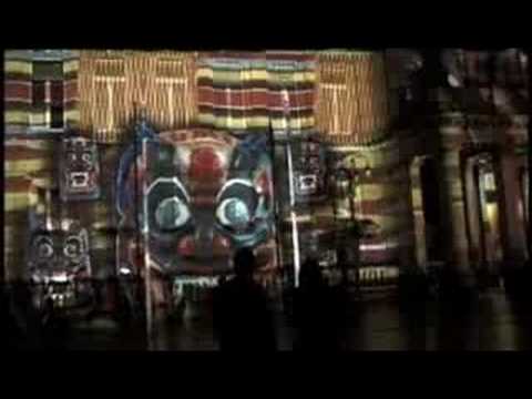 Artsfest 2008 Birmingham UK - Light Night urban projection show