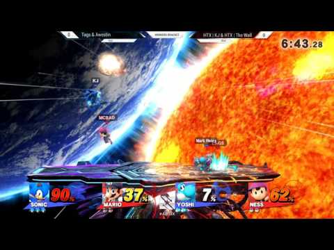 AB6 Smash 4 - HTX | KJ & HTX | The Wall vs Tags & Awestin - Winners Bracket