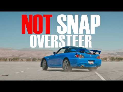 There's NO such thing as snap oversteer