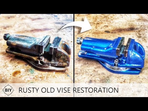 Rusty Old Vise Restoration / Odnowa starego imadła