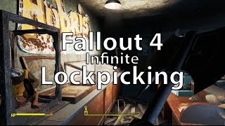 Fallout 4 | FASTEST Lockpicking Method (INFINITE lockpicking)!