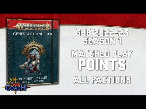 Generals Handbook 2022 - Matched Play Points (Season 1)
