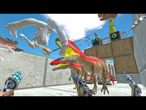 [EPIC] LEVEL 12 TRAP ZONE FPS WITH ALL WEAPONS-Animal Revolt Battle Simulator