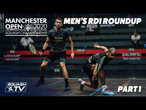 Squash: Manchester Open 2020 - Men's Rd1 Roundup [Pt.1]