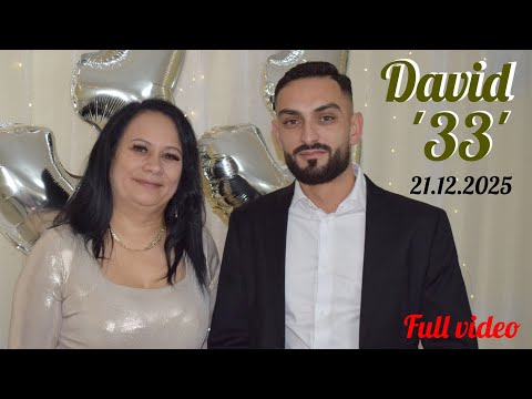 David '33' Oslava narodenín 21.12.2025 Full video