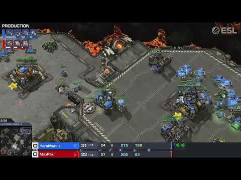 Starcraft 2 Romania  HeroMarine Vs. MaxPax Mach 1