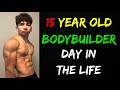 A Day in The Life of a 15 Year Old Bodybuilder (COVID-19) | Luis Credes